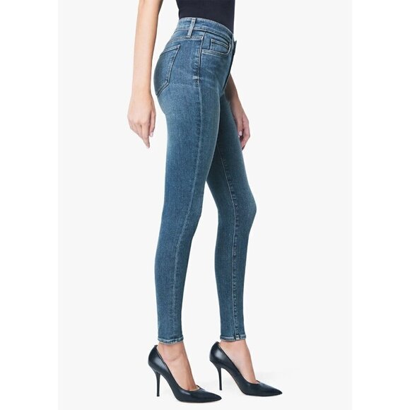Joe's Jeans The Icon Skinny Crop Low Rise Medium Wash Stretch Women's 25 25x26 - Picture 3 of 13